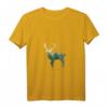 Damen Preserve & Protect Umweltschutz T-Shirt mit Hirsch Silhouette - V-Ausschnitt für Klimaschutz & Naturschutz-Demos