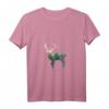 Damen Preserve & Protect Umweltschutz T-Shirt mit Hirsch Silhouette - V-Ausschnitt für Klimaschutz & Naturschutz-Demos