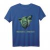 Preserve & Protect Umweltschutz Klimaschutz Wolf Silhouette T-Shirt – Für Naturschützer, Tierfreunde & Demonstrationen gegen den Klimawandel