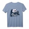 Preserve & Protect Klimaschutz Umweltschutz Wolf Silhouette T-Shirt – Für Umweltaktivisten, Naturschützer & Tierfreunde