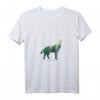 Damen Preserve & Protect Umweltschutz & Klimaschutz T-Shirt mit Wolf Silhouette und V-Ausschnitt – Für Tier- und Naturschützer, Demonstrationen & Umweltschutz-Bewusstsein