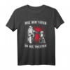 Wie Der Vater So Die Tochter Familien Motorrad T-Shirt – Perfektes Geschenk für Biker und Motorradfahrer