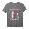 Wie Der Vater So Die Tochter Familien Motorrad T-Shirt – Perfektes Geschenk für Biker und Motorradfahrer