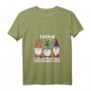 Drei Zwerge Passende Familie Frohe Weihnachten T-Shirt mit V-Ausschnitt - Humorvolles Xmas Design für Familie, Paare & Freunde