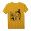 All I Need Is A Rock Trial Bike Motorrad T-Shirt - Perfektes Design für Offroad- und Trial-Motorradfans, Vater & Sohn Geschenke