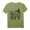 All I Need Is A Rock Trial Bike Motorrad T-Shirt - Perfektes Design für Offroad- und Trial-Motorradfans, Vater & Sohn Geschenke