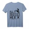 All I Need Is A Rock Trial Bike Motorrad T-Shirt - Perfektes Design für Offroad- und Trial-Motorradfans, Vater & Sohn Geschenke
