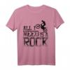 All I Need Is A Rock Trial Bike Motorrad T-Shirt - Perfektes Design für Offroad- und Trial-Motorradfans, Vater & Sohn Geschenke