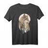Wolf Tribal Aquarell Wolf Traumfänger T-Shirt – Für Tier- und Indianerliebhaber, Mädchen & Frühlingsliebhaber