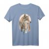 Wolf Tribal Aquarell Wolf Traumfänger T-Shirt – Für Tier- und Indianerliebhaber, Mädchen & Frühlingsliebhaber