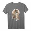 Wolf Tribal Aquarell Wolf Traumfänger T-Shirt – Für Tier- und Indianerliebhaber, Mädchen & Frühlingsliebhaber