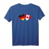 Deutschland Kanada T-Shirt mit Herz – Liebe, Freundschaft & patriotisches Geschenk für besondere Anlässe
