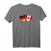 Deutschland Kanada T-Shirt mit Herz – Liebe, Freundschaft & patriotisches Geschenk für besondere Anlässe