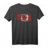 Vancouver Montreal Quebec mit Kanada-Flagge T-Shirt – Patriotisches Kleidungsstück für Kanada-Liebhaber