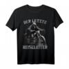 Der letzte Reiseleiter Biker Motorrad T-Shirt – Lustiges Design mit Sensenmann für Motorradfahrer mit Humor, Sarkasmus und schwarzem Humor