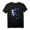 Griechenland Karte mit Flagge T-Shirt – Perfekt für Reisende, Touristen und Griechenland-Fans