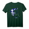 Griechenland Karte mit Flagge T-Shirt – Perfekt für Reisende, Touristen und Griechenland-Fans