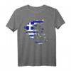 Griechenland Karte mit Flagge T-Shirt – Perfekt für Reisende, Touristen und Griechenland-Fans