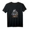 Russisches Gopnik T-Shirt mit Wolf und Nu Pogadi - Lustiges Sowjet-Design für Damen und Herren als Geschenk