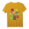 HapKoala Collage Offizielles Merchandise T-Shirt – Buntes Angry Birds Geschenk für Erwachsene