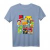 HapKoala Collage Offizielles Merchandise T-Shirt – Buntes Angry Birds Geschenk für Erwachsene