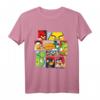 HapKoala Collage Offizielles Merchandise T-Shirt – Buntes Angry Birds Geschenk für Erwachsene