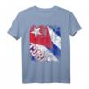 KUBA Flagge T-Shirt für Damen, Herren und Kinder - Klassisch geschnitten, doppelt genähter Saum, perfektes Kuba Souvenir