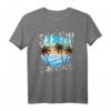 Wir sehen dich in Zakynthos Urlaub Griechenland T-Shirt – Souvenir mit Sonnenuntergang & Palme für Strand- und Urlaubsliebhaber