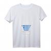Damen T-Shirt mit V-Ausschnitt: Egal wie geil ich bin, ich bin Grieche - Griechenland Fahne Flagge Design, perfekt für Fans, Geschenke & griechische Feste