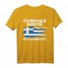 Lustiges Grieche T-Shirt mit griechischer Flagge – Für Griechenland-Liebhaber, Urlauber & Fans von Kreta, Athen, Mykonos & Thessaloniki