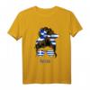 Griechische Frau Mädchen Flagge T-Shirt - Stolzes Heritage Griechenland Shirt für Frauen und Mädchen