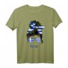 Griechische Frau Mädchen Flagge T-Shirt - Stolzes Heritage Griechenland Shirt für Frauen und Mädchen