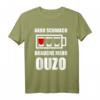 Ouzo Griechenland Schnaps Geschenk T-Shirt – Humorvolles griechisches Motiv als ideales Souvenir oder Geschenk