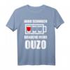 Ouzo Griechenland Schnaps Geschenk T-Shirt – Humorvolles griechisches Motiv als ideales Souvenir oder Geschenk