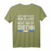 Herren Griechische Frau | Griechin | Griechenland Geschenk T-Shirt mit Spruch & Flagge - Lustiges Geschenk für Männer mit griechischer Partnerin