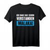 Malaka Griechisch Griechenland T-Shirt – Originelles Design für Griechenland-Fans, Freunde & Kumpel mit griechischem Witz