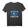 Damen Griechenland T-Shirt mit V-Ausschnitt - Witziges Griechisch Design & Flagge Sprüche für Griechenland Fans