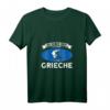 Damen Griechenland T-Shirt mit V-Ausschnitt - Witziges Griechisch Design & Flagge Sprüche für Griechenland Fans