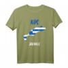 Kos Design mit Griechenland Flagge - Kos Junkie T-Shirt für Fans, Urlauber & Griechenland-Liebhaber