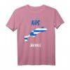 Kos Design mit Griechenland Flagge - Kos Junkie T-Shirt für Fans, Urlauber & Griechenland-Liebhaber