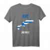 Kos Design mit Griechenland Flagge - Kos Junkie T-Shirt für Fans, Urlauber & Griechenland-Liebhaber