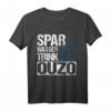 Ouzo Alkohol T-Shirt mit Spruch 'Trink Ouzo spar Wasser' – Lustiges Griechenland Partyshirt für Schnapsliebhaber und Urlauber