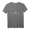 Damen Griechenland Herzschlag T-Shirt mit Griechischer Flagge – Stolz auf Griechenland, perfektes Geschenk für Fans und Freunde