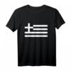 Coole griechische Flagge T-Shirt ohne Rahmen und Hintergrund für Damen und Herren – Perfekt für Sportevents und Nationalstolz