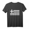 Coole griechische Flagge T-Shirt ohne Rahmen und Hintergrund für Damen und Herren – Perfekt für Sportevents und Nationalstolz