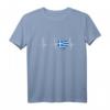 Griechenland Herz Grieche Herzschlag EKG Puls T-Shirt - Perfekt für Griechen, Touristen & als Souvenir für Reisen nach Athen, Kreta, Rhodos & Mykonos