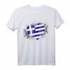 Griechische Flagge in Herzform T-Shirt für Griechenland Fans – Perfekt für Urlaub, Kultur und Stolz