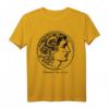 HapKoala T-Shirt mit Antikem Griechenland & Mazedonien Design - Klassisch geschnitten, doppelt genähter Saum