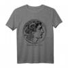 HapKoala T-Shirt mit Antikem Griechenland & Mazedonien Design - Klassisch geschnitten, doppelt genähter Saum