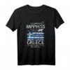 Lustiges Griechenland Shirt Geschenk mit Flagge - Perfekt für Griechen, Heimatverbundene & Urlaubsliebhaber